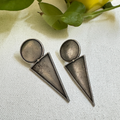 Triangle Round Earring