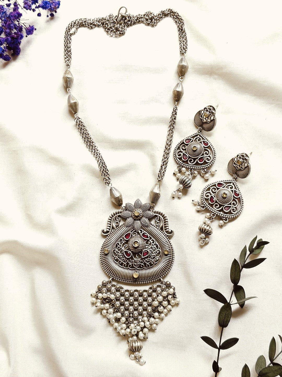 Jalar Dholki Beads Necklace