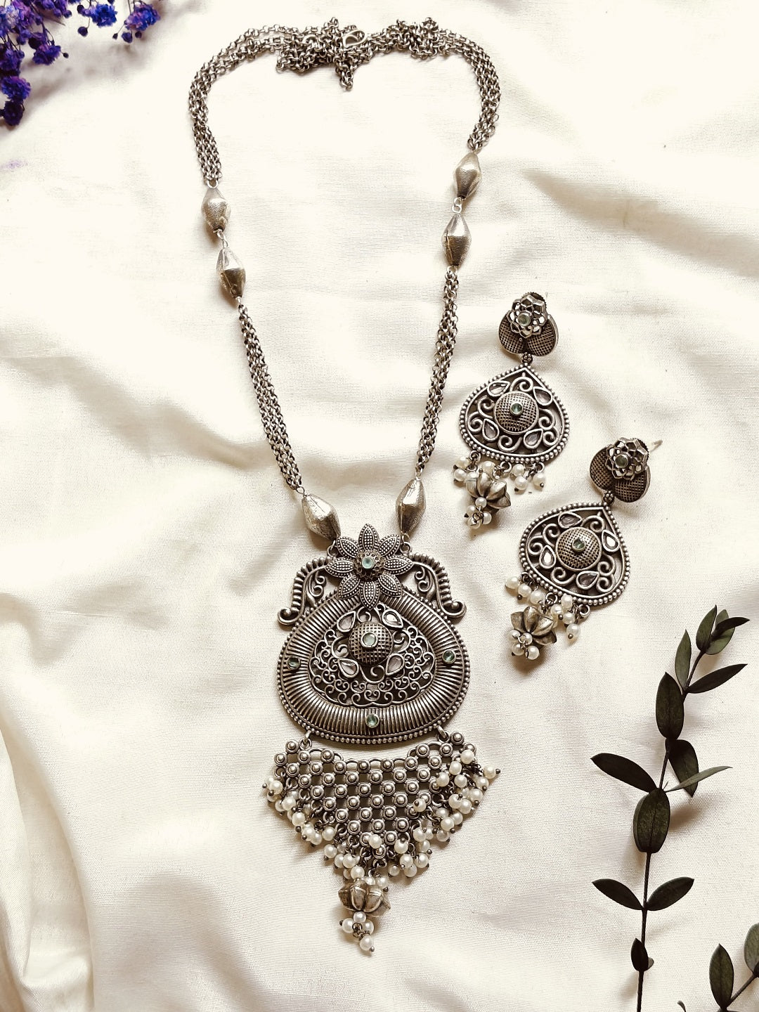 Jalar Dholki Beads Necklace