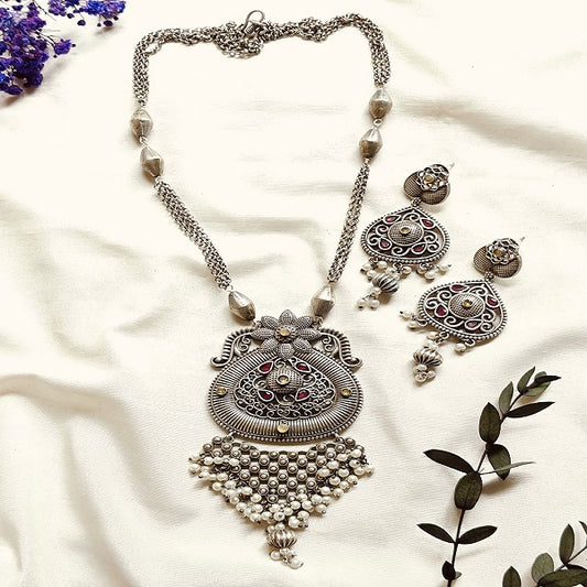 Jalar Dholki Beads Necklace