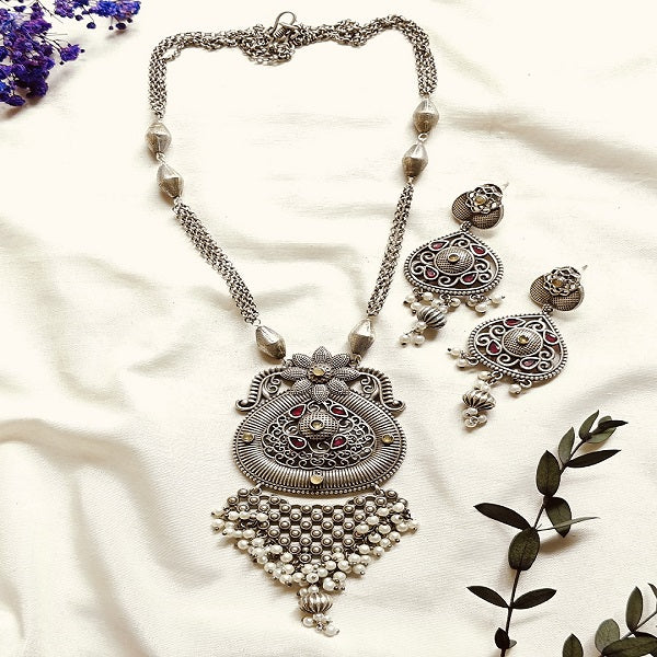 Jalar Dholki Beads Necklace