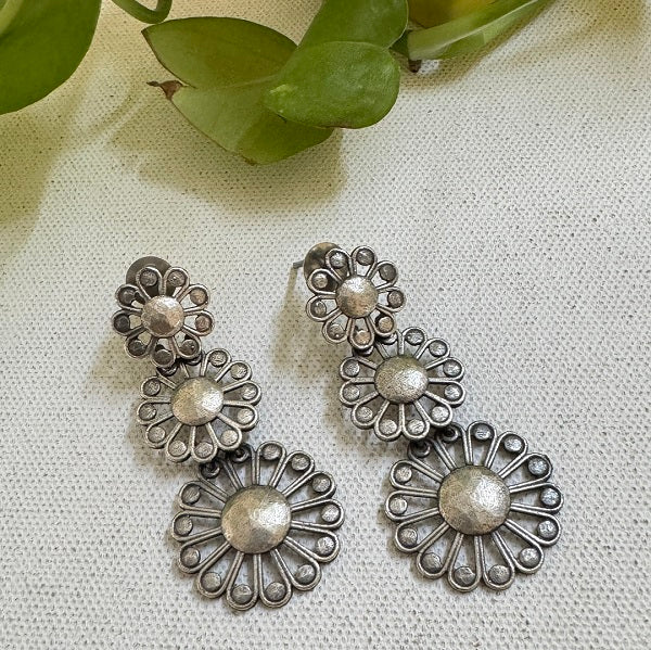 3 Flowers Earring