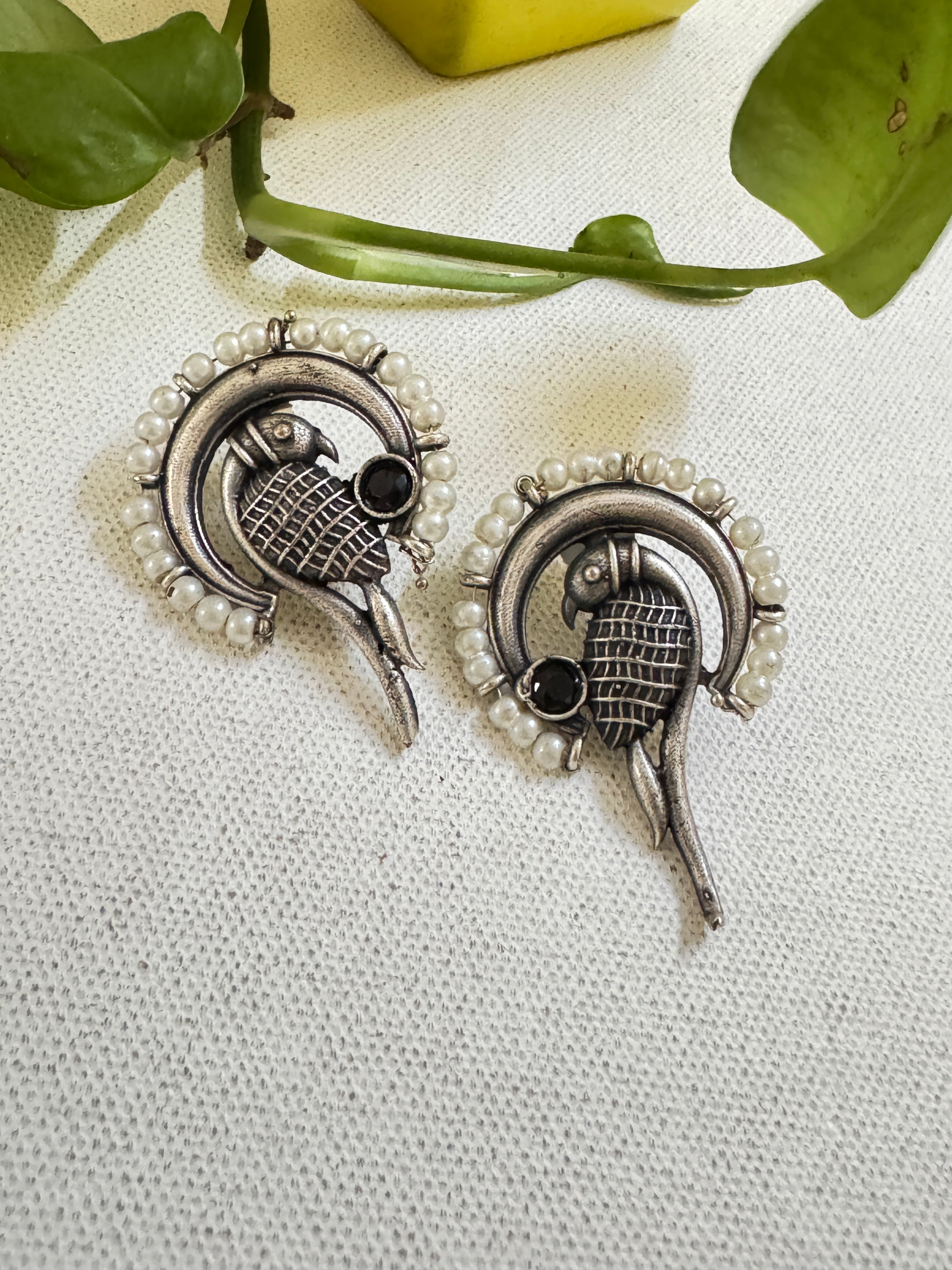 Moti Parrot Earring