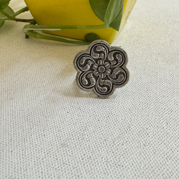 Carving Flower Ring